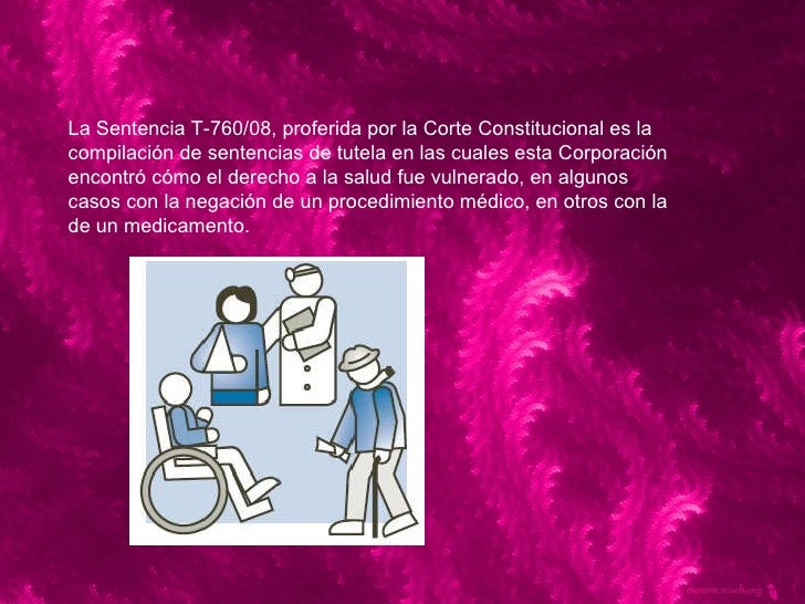 sentencia t 760 de 2008
